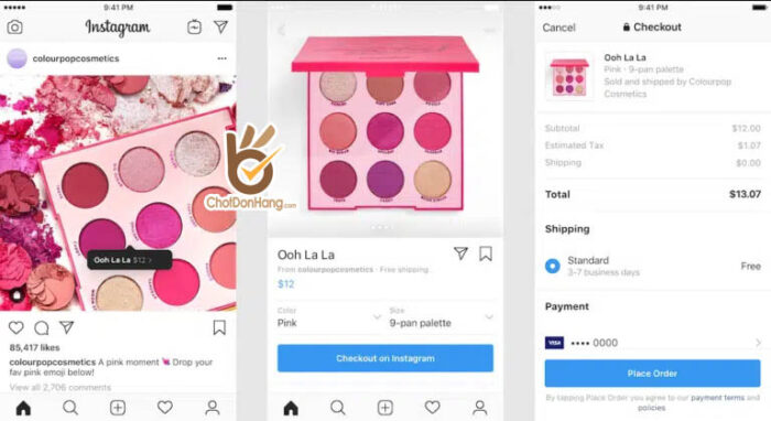 Vi du quang cao Instagram shopping ads 1 700x382