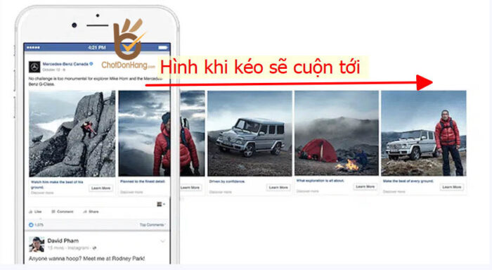 vi du quang cao Instagram carousel ads 700x384