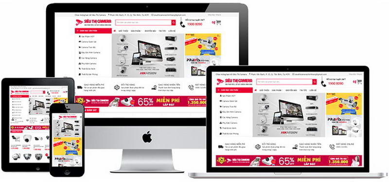 giao dien web camera