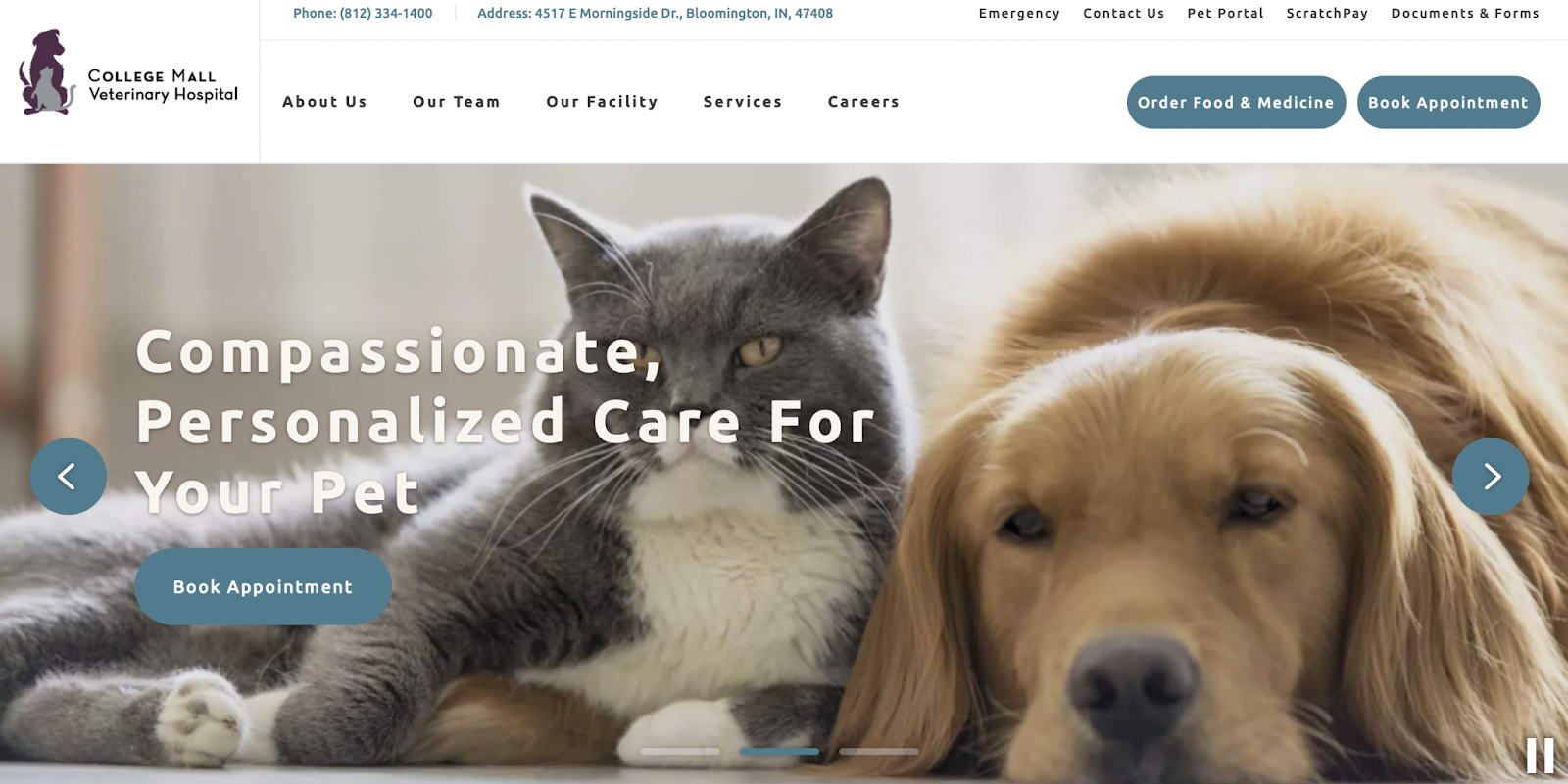 mau giao dien phong kham thu y