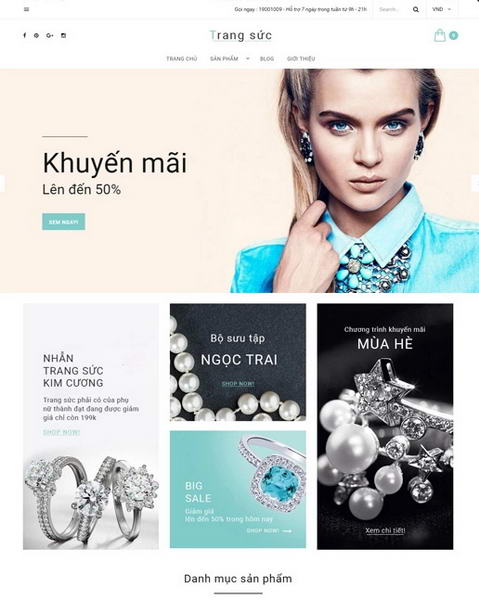 mau giao dien thoi trang dep