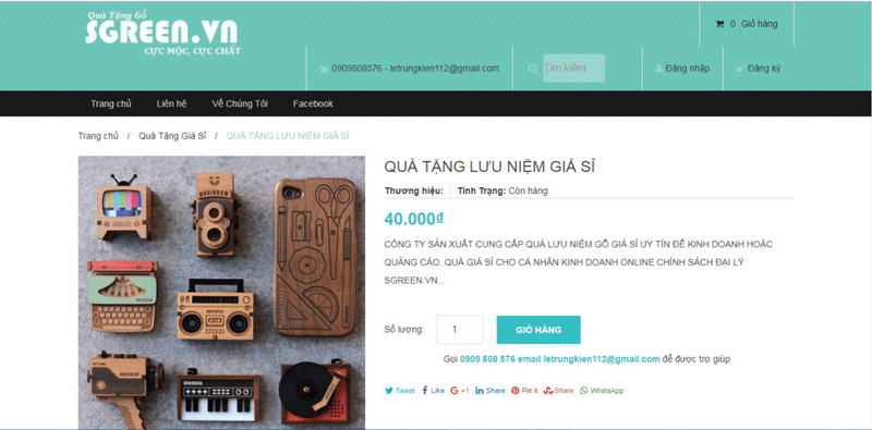 thiet ke trang web ban hang