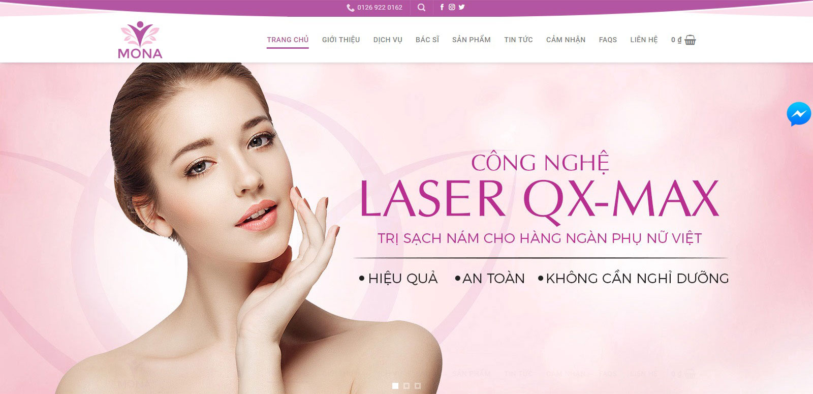 thiet ke trang web tham my