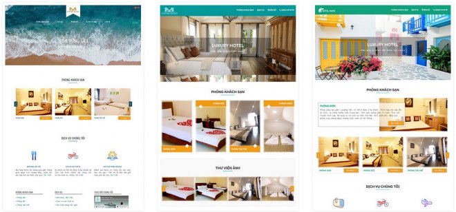 thiet ke trang wen dich vu nghi duong