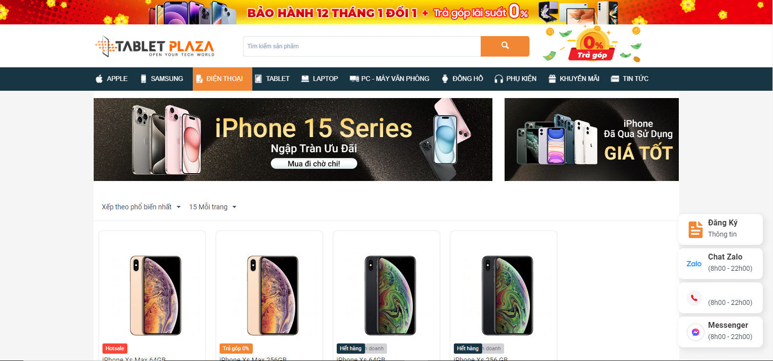 thiet ke web ban dien thoai 1