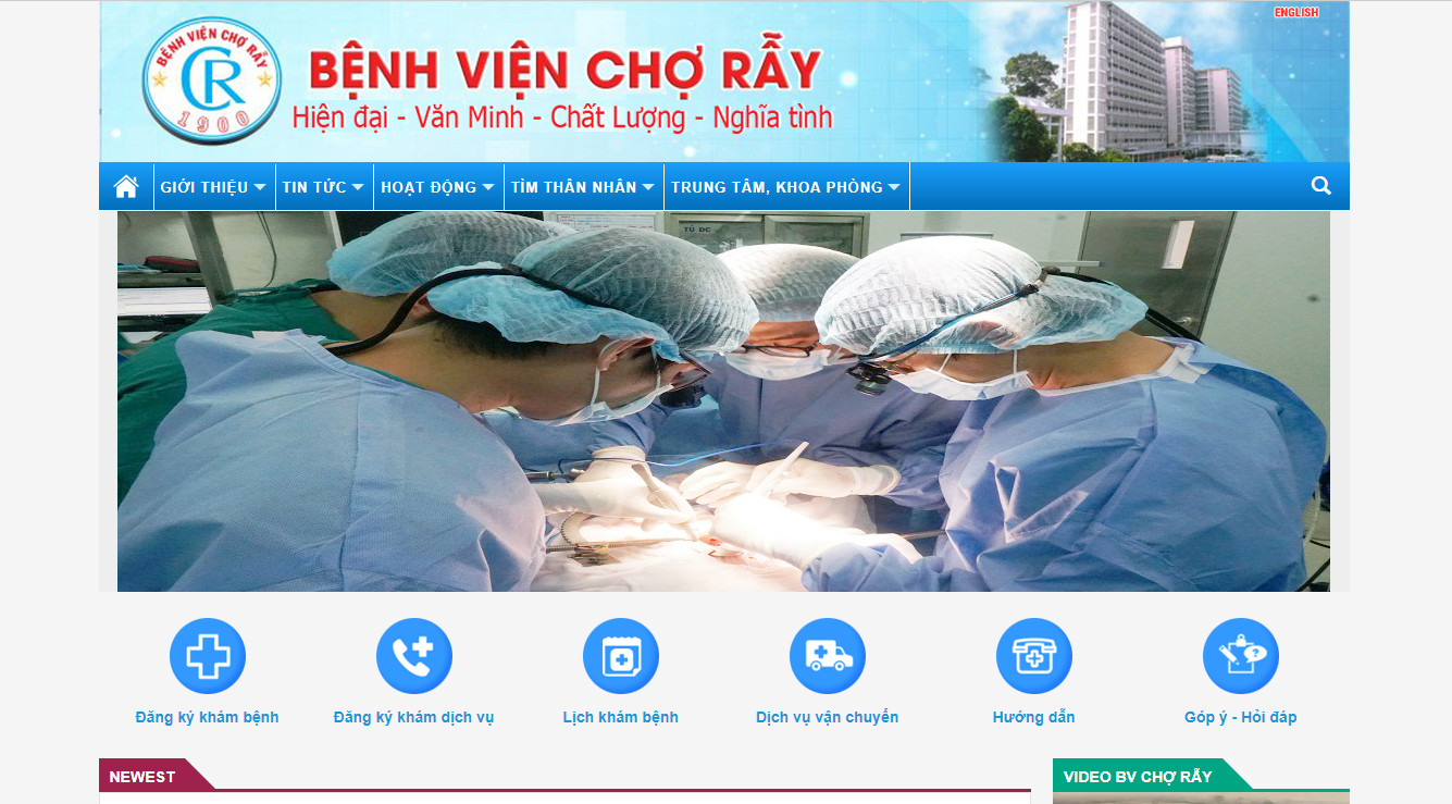 thiet ke web benh vien 1