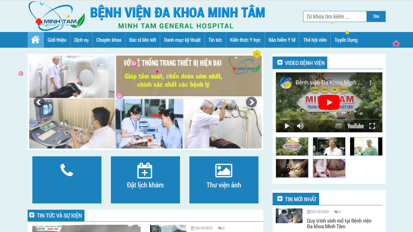 thiet ke web benh vien 4