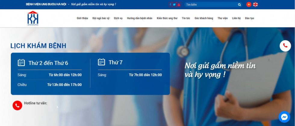 thiet ke web benh vien 5