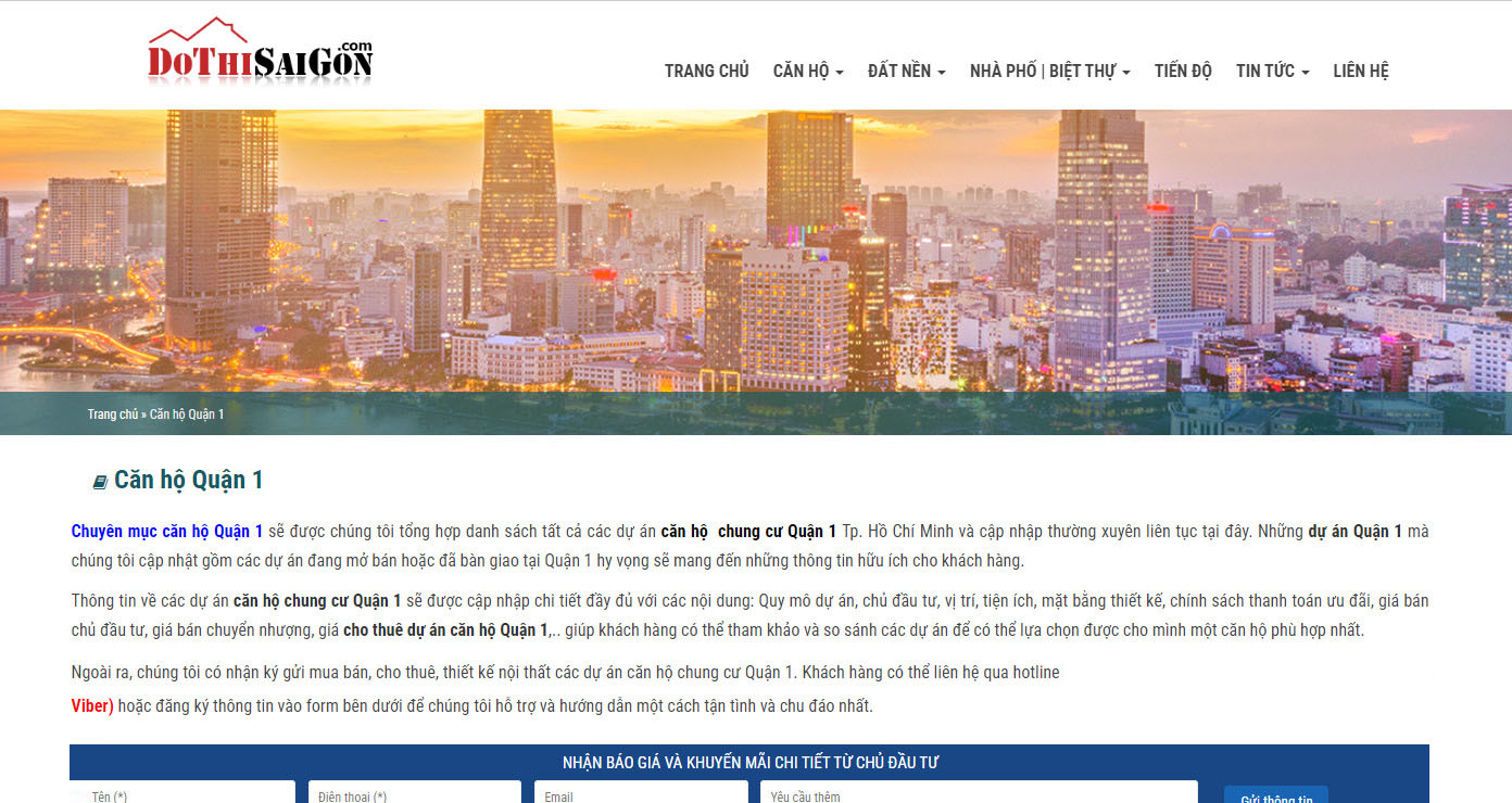 thiet ke web can ho 3