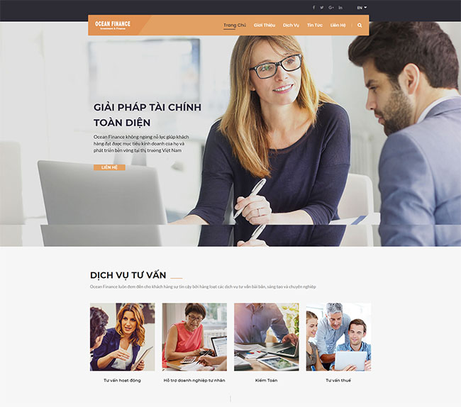 thiet ke web chung khoan