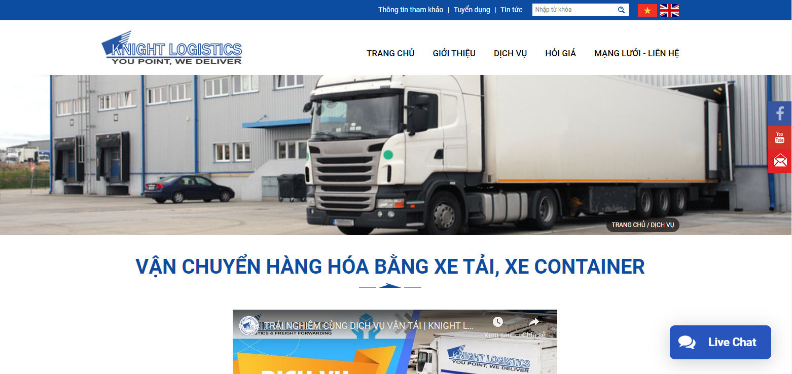 thiet ke web dich vu van tai 3