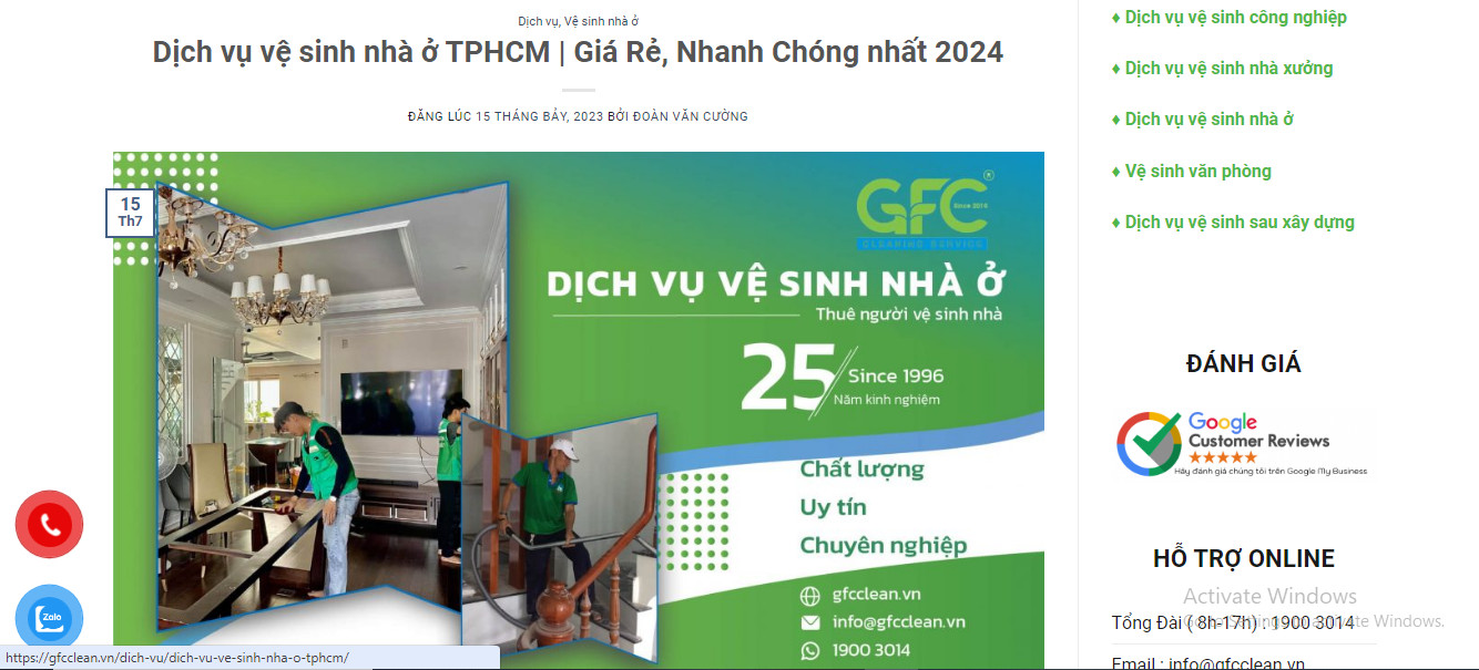 thiet ke web dich vu ve sinh 1