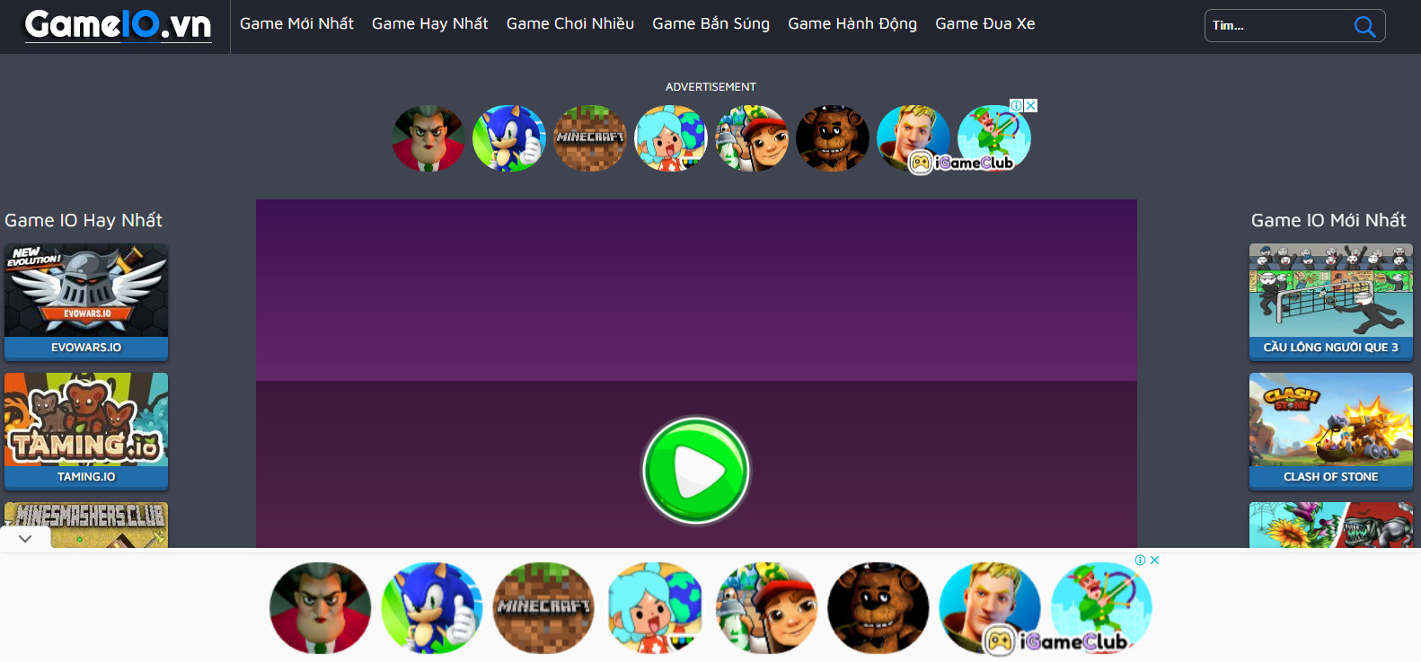 thiet ke web game online 3