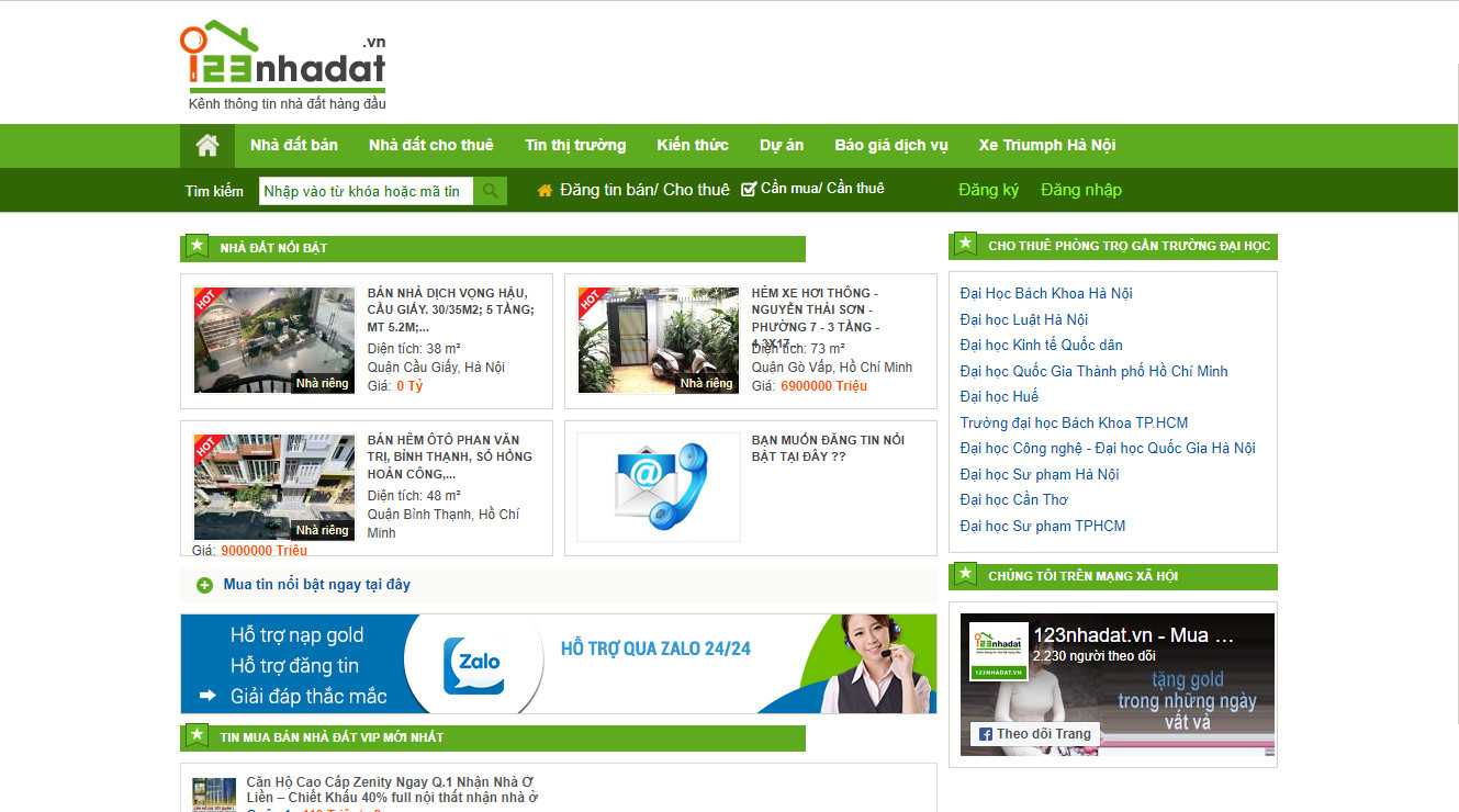 thiet ke web nha dat 5