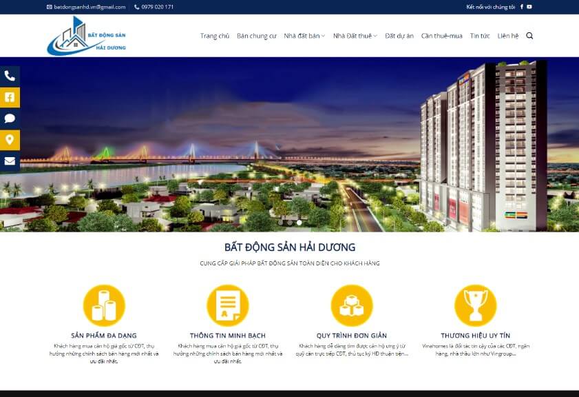 thiet ke web nha dat