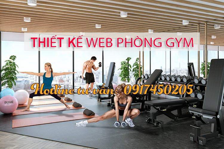 thiet ke web phong gym