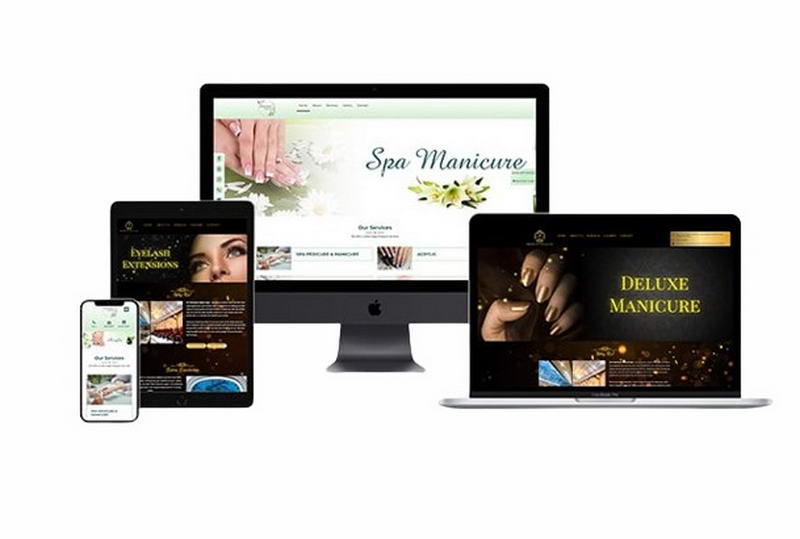 thiet ke web spa