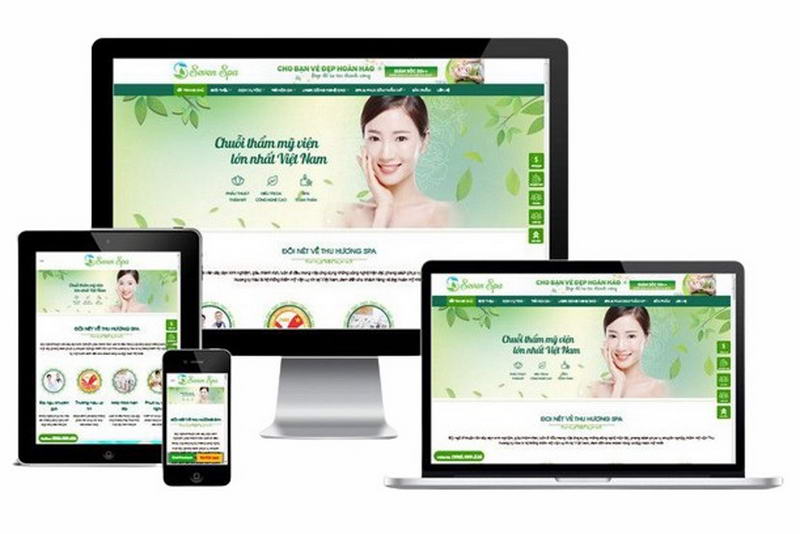 thiet ke web tham my