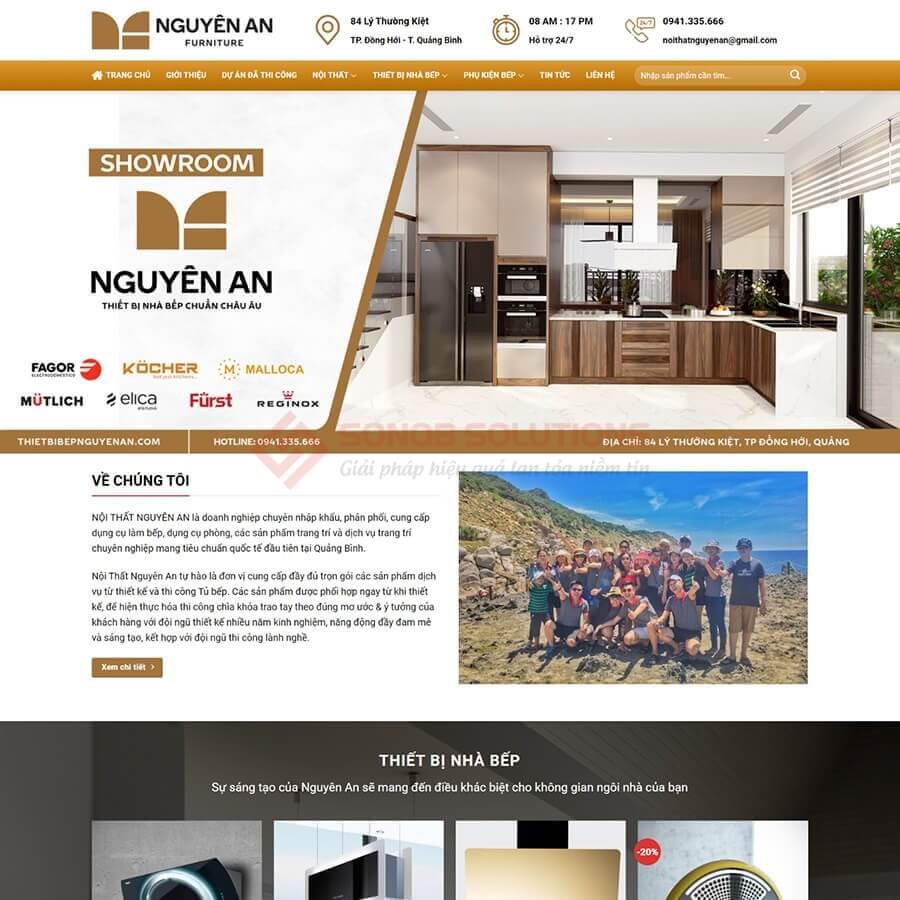 thiet ke web thiet bi nha bep