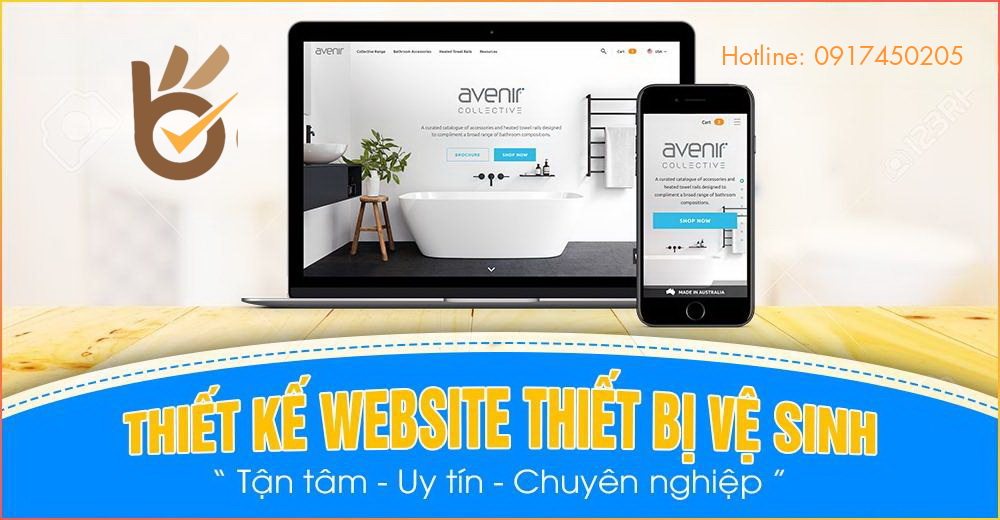 thiet ke web thiet bi ve sinh