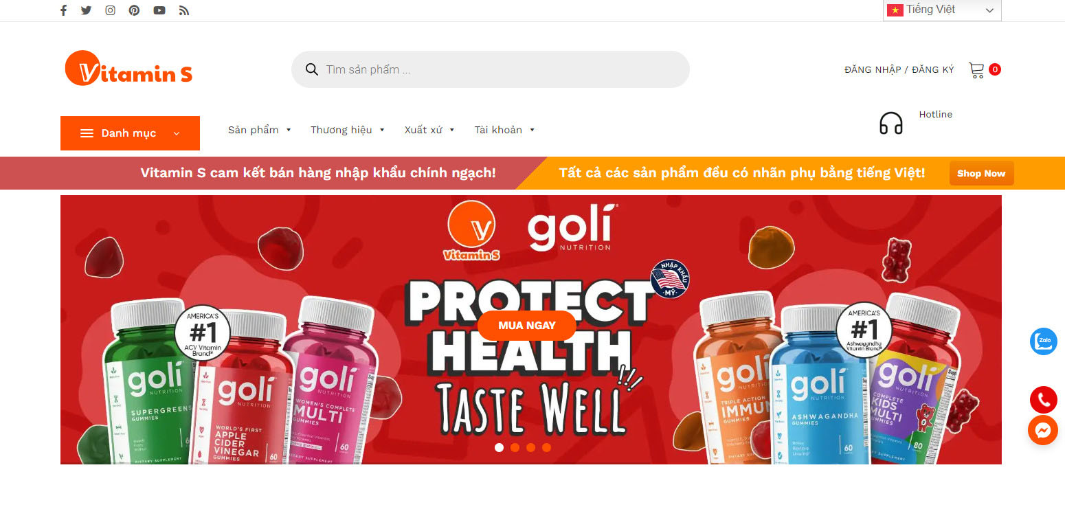 thiet ke web thuc pham chuc nang 2