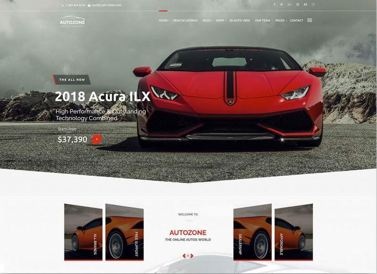 thiet ke website showroom o to