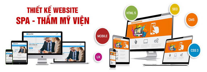 thiet ke website spa tham my vien