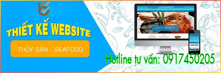 thiet ke website thuy san