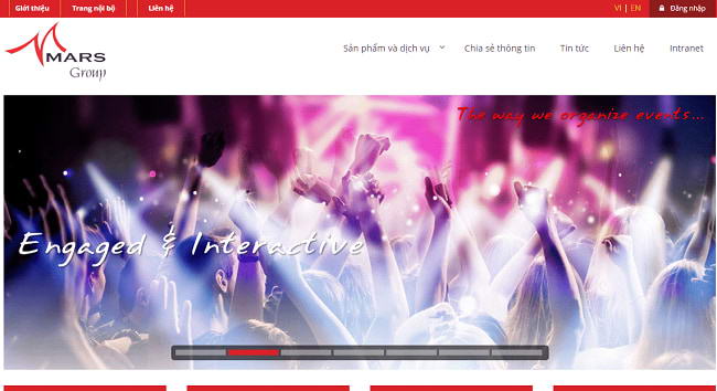thiet ke website to chuc truyen thong su kien
