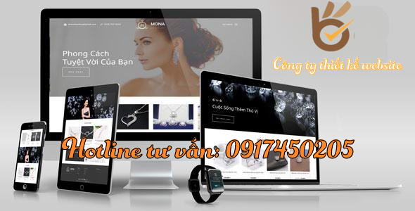 thiet ke website trang suc phu kien