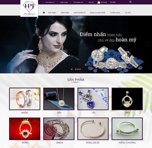 thiet ke website trang suc tai tphcm