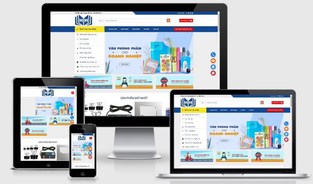 thiet ke website van phong pham1