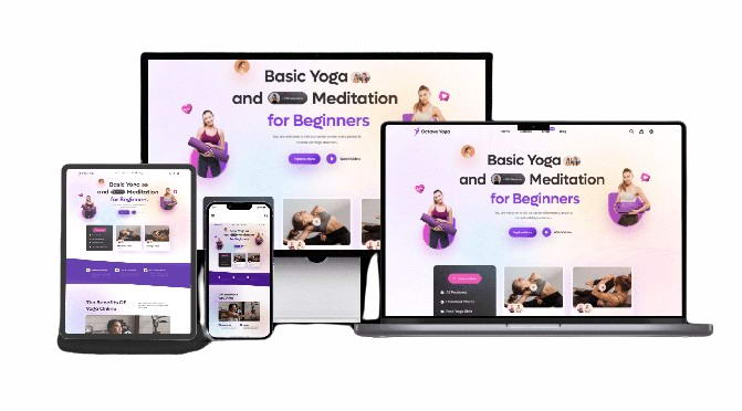 thiet ke website yoga