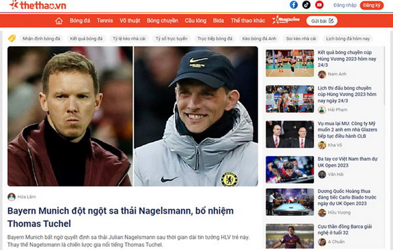 web tin ttuc the thao