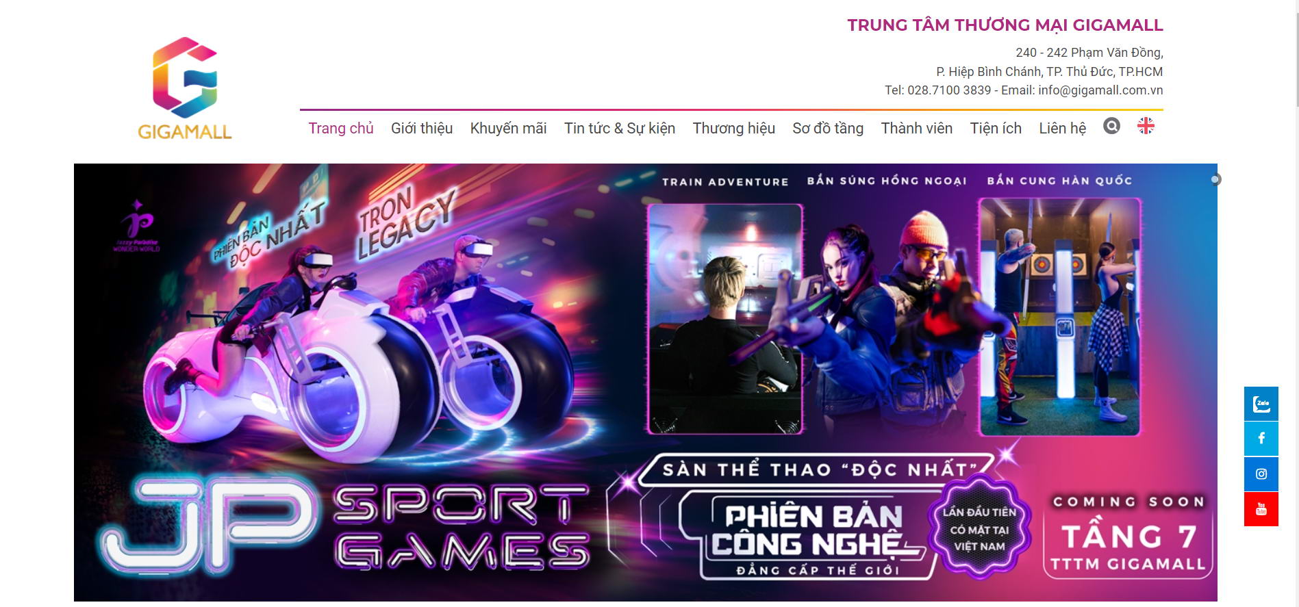 web trung tam thuong mai