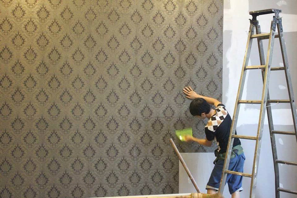 thi cong giay dan tuong