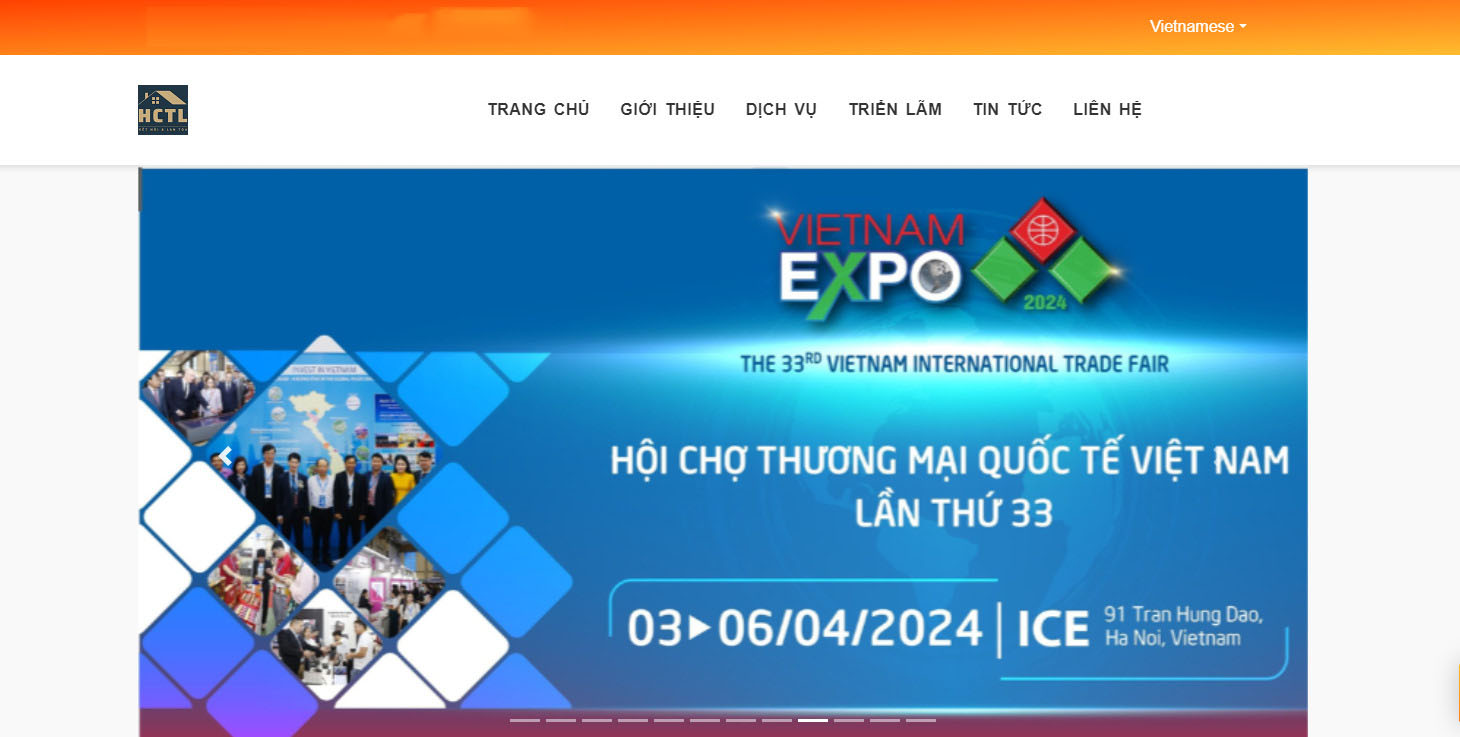 thiet ke web hoi cho trien lam 4