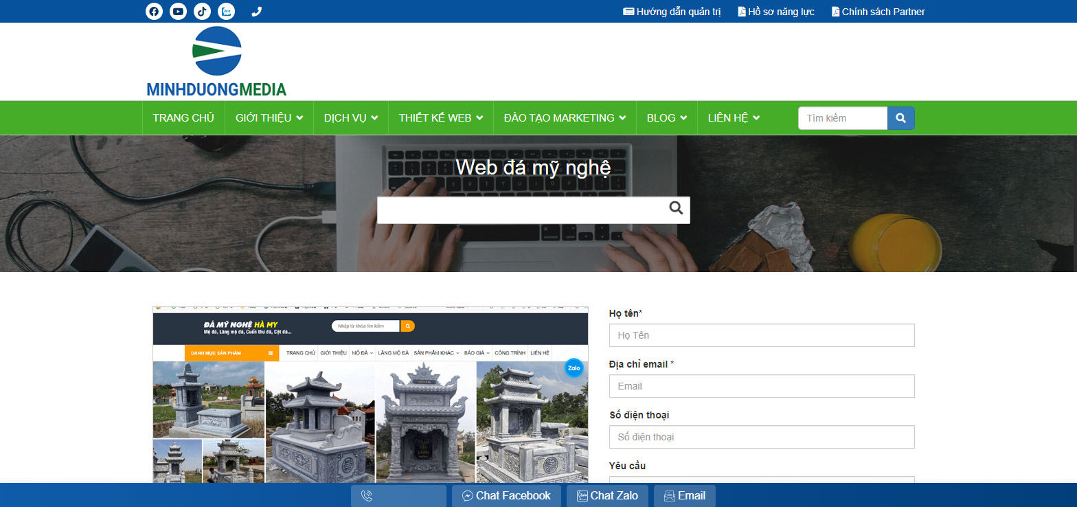 thiet ke web my nghe 3