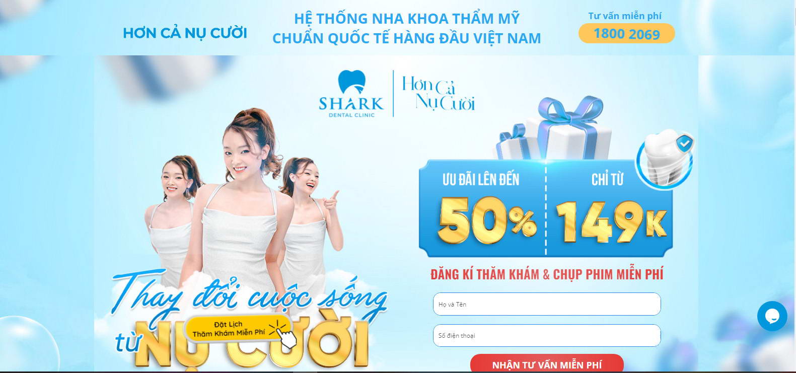 thiet ke website nha khoa