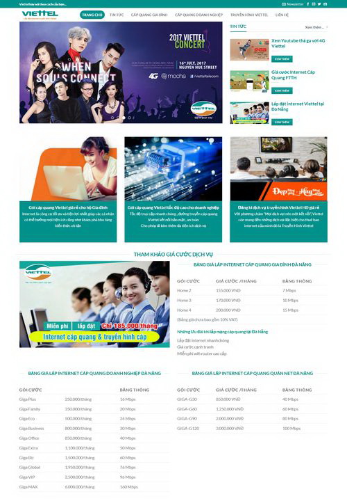 thiet ke website vien thong