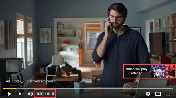Non skippable in stream ads 1