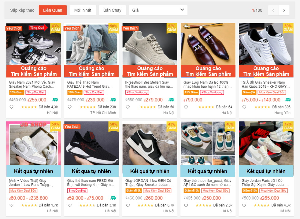 Quảng cáo Shopee