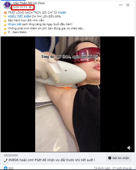 vi du quang cao facebook