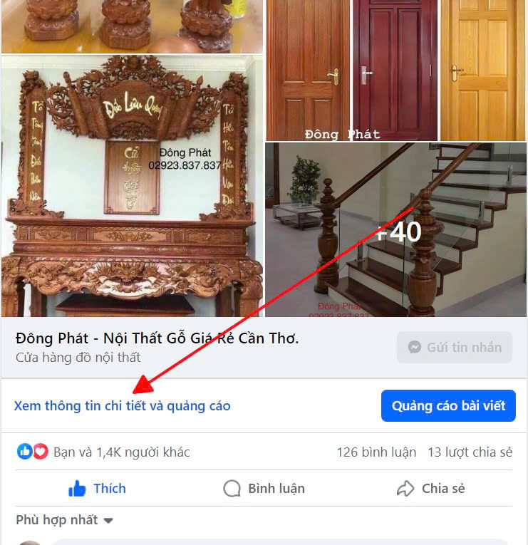 xem thong tin chi tiet ve quang cao