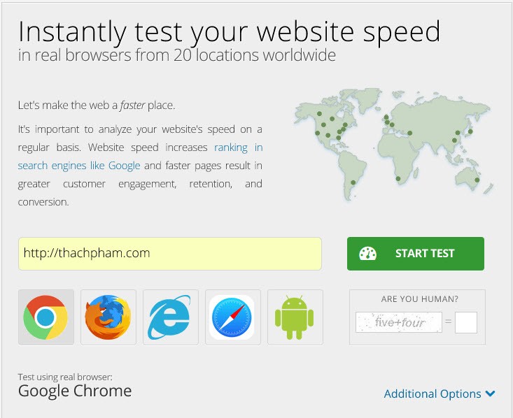 CONG CU KIEM TRA TOC YO WEBSITE   Dotcom Monitor Free