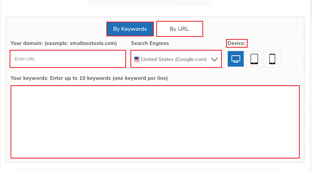 cong cu kiem tra thu hang website small seo tool 2