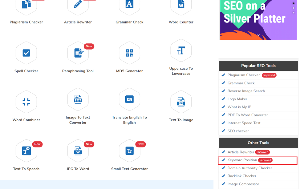 cong cu kiem tra thu hang website