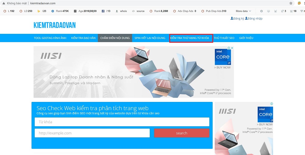 tra thu hang tu khoa kiem tra dao van 1